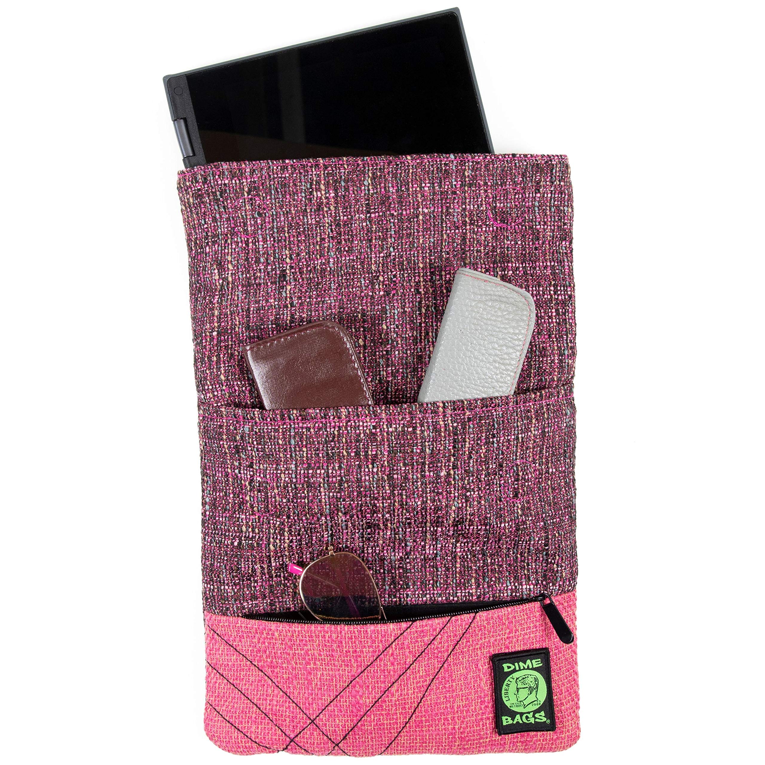 DIME BAGS Crossbody Bag, Fold-Over Satchel, Magnetic Closure, 7 Storage Compartments, Adjustable Strap, Interchangeable Patch - Image 5