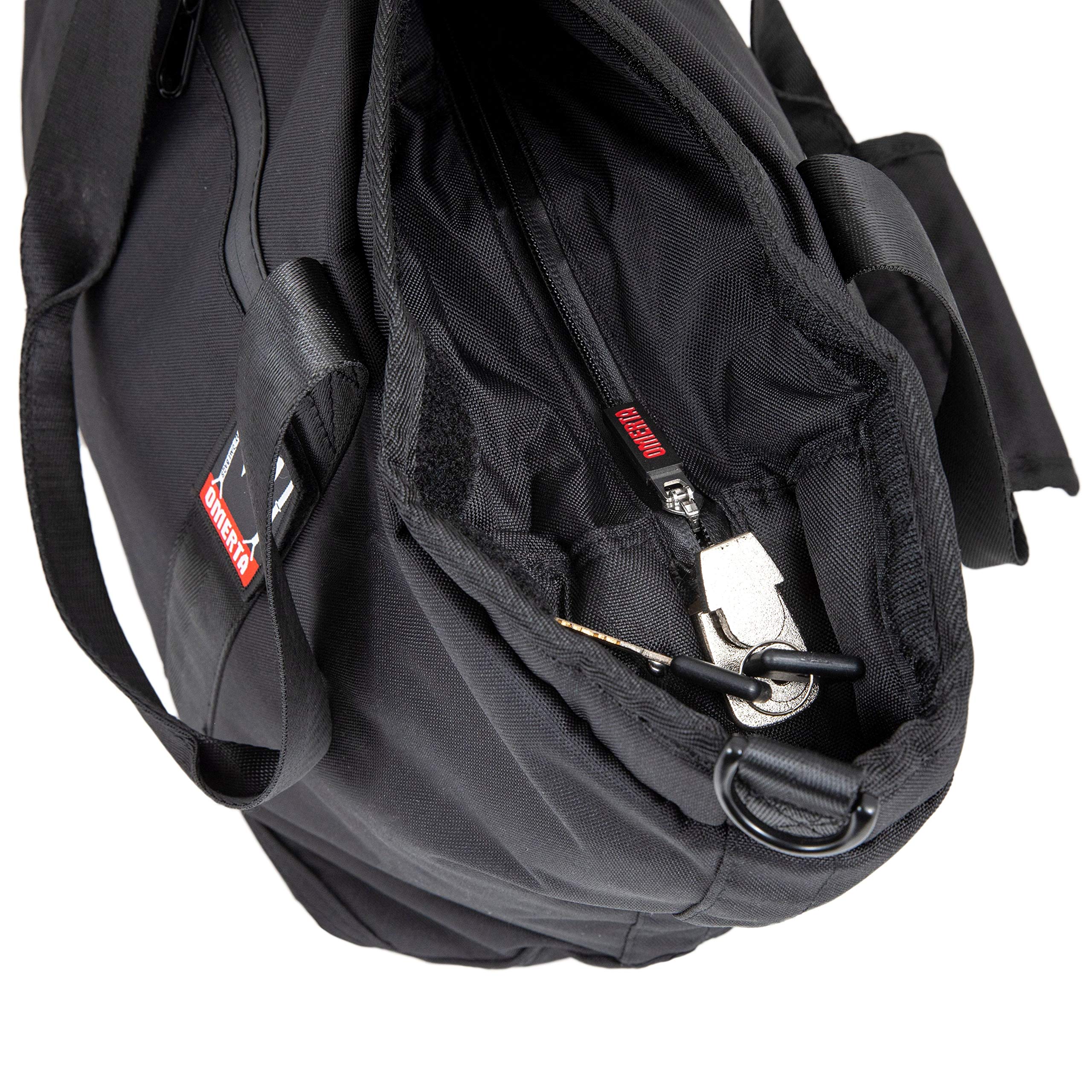 DIME BAGS Odor Sealing Lockable Tote Bag, Carbon-Lined Scent Blocking Duffle with Key Lock, Water-Resistant & Padded Interior - Image 4